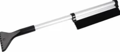 Isskrapa med borste och teleskopskaft, Silver