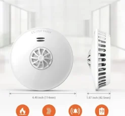 Jemay GS592 Rökdetektor 2 st