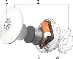 Jemay GS592 Rökdetektor 2 st