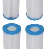 Jilong-Avenli Reservfilterkassetter för Typ 3-pumpar, 4-pack