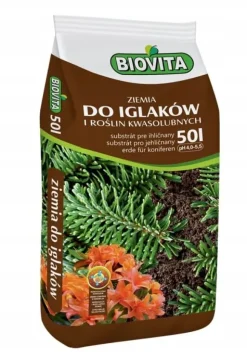 Jord för barrträd och syrofila växter Biovita 50l