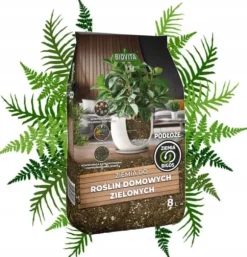 Jord för gröna krukväxter Bigos 8L Lätt, permeabelt substrat