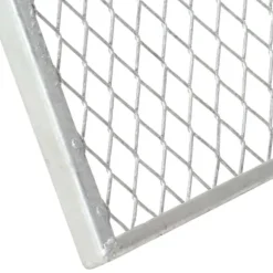 Jordsåll i galvaniserat stål - Multifunktionell kompostseparator | Färg: Silver | Storlek: Justerbar