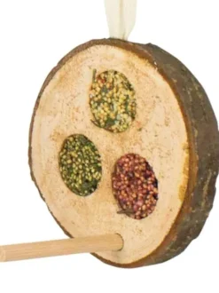 JR FARM - Disc Trio - läckra godbitar för lek och mums för alla papegojor 70g