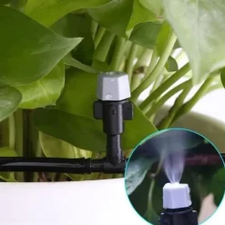 Justerbara bevattningssatser DIY självbevattningssystem Bevattning Bevattning Imma Trädgård Växthus Mikrodroppare