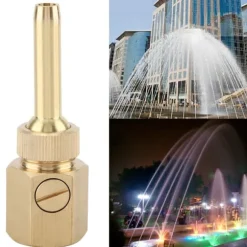 Justerbart universellt mässings rakt fontänmunstycke fontänspruthuvud invändig gänga (DN15)