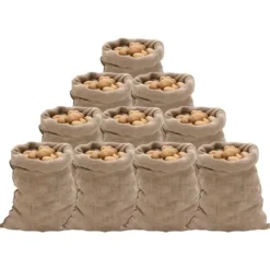 Jutesäckar 10 st 60x105 cm 100% jute 220 gsm