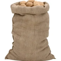 Jutesäckar 10-pack 60x105 cm - Ekologiska och multifunktionella | Material: 100% jute | Storlek: 60x105 cm