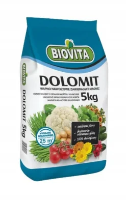 KALCIUM-MAGNESIUMGÖDNINGSMEDEL DOLOMIT BIOVITA 5 KG