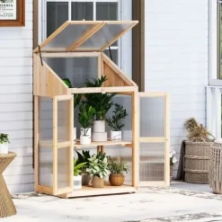 Kallväxthus, 69x58x121 cm, Natur