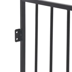 Kaminskydd för husdjur stål svart