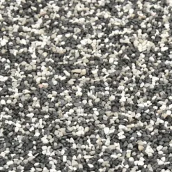 Kantmatta för trädgård - Slitstarkt PP-fleece | Färg: Grå | Storlek: 400x60 cm