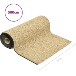 Kantmatta i naturlig sand för dammanläggning | Färg: Sand | Storlek: 500x60 cm