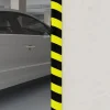 Kantskydd gul & svart 4x3x100 cm PU