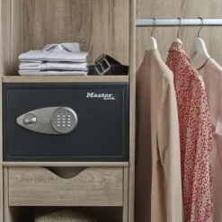 Kassaskåp Master Lock Svart Svart/Grå Stål