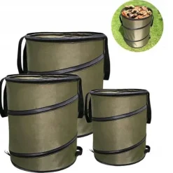 KASSE Trädgårdskorg för LÖV GRÄS AVFALL BIO STOR HOPPVÄRD 130L 45x55cm