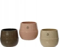 Keramiskt lock modernt mönster 14x16 cm runt