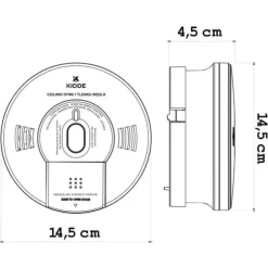 Kidde K10SCO Dubbel rök- och kolmonoxiddetektor