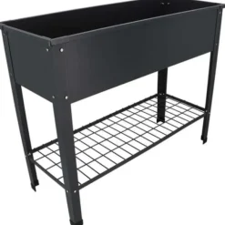 Köksland - Varumärke - Antracitmetal - 100,5 x 40,5 x 80,5 cm - Volym 80L - Lastkapacitet 40kg