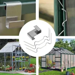 Klämmor för Värmehusplattor 100-Piece