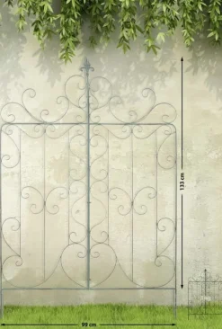 Klättringsram för trädgård - fristående schema - enkel montering | Färg: antikvitetsgrön