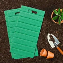 Knäskyddssats, 4x39,5x20 cm, Grön