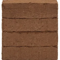 Kokosfiberblock för växter - 24 st | Vikt: 15,6 kg | Ekologisk & naturlig odling