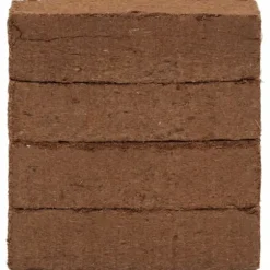 Kokosfiberblock 12-pack - Odlingsmedium för växter | Vikt: 7,8 kg | Storlek per block: 650 g