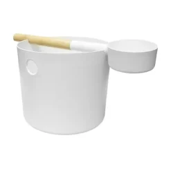 KOLO Bastuset Hink/Skopa Vit Emendo