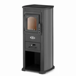 Kominek Ekonomik Lux Vedspis - 8,5kW, Värmer upp till 85m², Modern Design