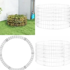 Kompost Ø100x50 cm galvaniserat stål - Kompostbehållare - Kompostlåda - Home & Living