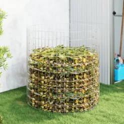 Kompost Ø100x100 cm galvaniserat stål - Kompostbehållare - Kompostlåda - Home & Living