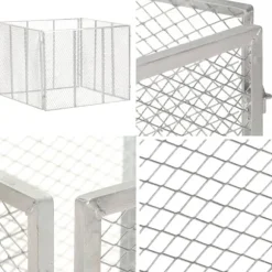 Kompost 100x100x77 cm galvaniserat järn - Kompost - Komposter - Home & Living