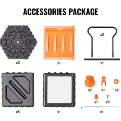 Kompostbehållare 18,5-Gal, kompakt roterande kammare med stålram, BPA-fri för trädgård och kök.