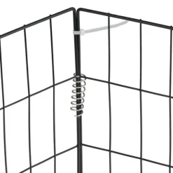 Kompostbehållarset, Stål, 70x90x90 cm, Svart