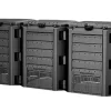 KOMPOSTBIN-MODUL COMPOGREEN 1200 L SVART - PP-IKSM1200C