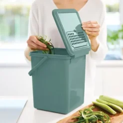 Komposthink 9L med kolfilter BIO mistelgrön