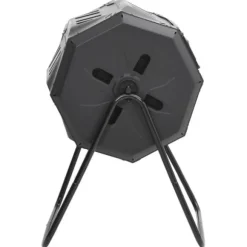 Kompostlåda för trädgården svart 73x64x95 cm 160 L - Kompostbehållare - Kompostlåda - Home & Living