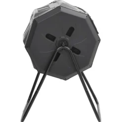 Kompostlåda för trädgården svart 73x64x95 cm 160 L