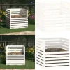 Kompostlåda vit 80x80x78 cm massiv furu - Kompost - Kompostlåda - Home & Living