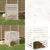 Kompostlåda vit 82,5x82,5x99,5 cm massiv furu - Kompost - Kompostlåda - Home & Living