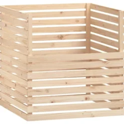 Kompostlåda 100x100x102 cm massiv furu
