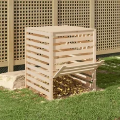 Kompostlåda 82,5x82,5x99,5 cm massiv furu