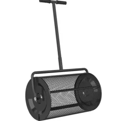 Kompostspridare, 75L kapacitet, justerbart handtag,svart