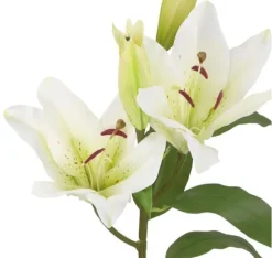 Konstgjord blomma I TRÄDGÅRD H75cm, vit lilja