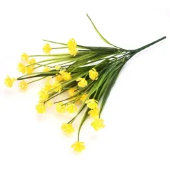 Konstgjorda Falska Blommor Bunt Utomhus Grönska Buskar Växter Inomhus Utomhus Hem Trädgårdsdekor