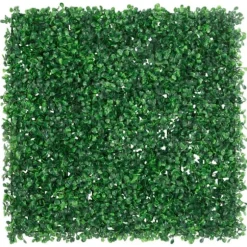 Konstväxt växtvägg 6 st grön 50x50 cm