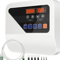 Kontrollenhet för extern bastuvärmare 3KW-9KW, Bastuspiskontroll 104-221℉, Tid och Temperatur.