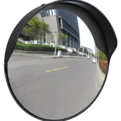 Konvex trafikspegel 30 cm PC-plast svart