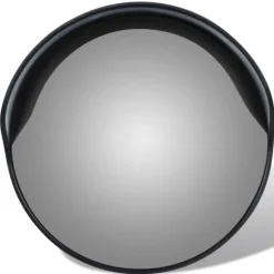 Konvex trafikspegel 30 cm PC-plast svart